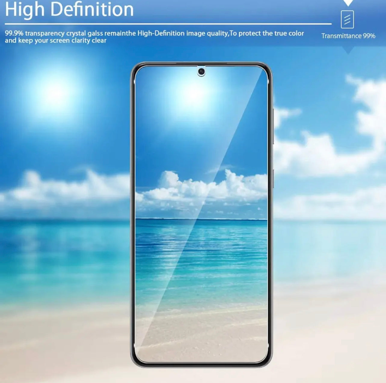 Yamizoo Premium 9H Clear ShatterProof Glass Screen Protector-3pks pour certains modèles Samsung Galaxy Yamizoo Premium 9H Clear ShatterProof Glass Screen Protector-3pks pour certains modèles Samsung Galaxy